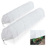 Lot de 2 tunnels de culture en pvc 34 m