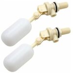Lot de 2 valve flottante pour remplir automatiquement les abreuvoirs pour chien, b�tail et moutons valve ...