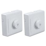 Lot de 2 variateurs de vitesse pour ventilateur de plafond 300 w, 220 v, 10 a, panneau de commande
