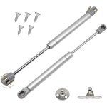 Lot de 2 verin a gaz, 60n / 6 kg verin meuble ressort amortisseurs � gaz, charni�res � fermeture douce, ...