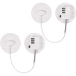 Lot de 2 verrous combin�s en pvc pour r�frig�rateur, c�ble pv de 235 mm / 9, 3 pouces, adh�sif puissant, ...