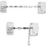 Lot de 2 verrous de fentre avec vis, entrebilleurs de fentre pour la scurit des enfants et des animaux ...