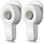 Lot de 2 verrous de porte de four ? verrou de porte de four � l'�preuve des enfants avec super adh�sif, ...