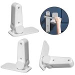 Lot de 2 verrous de retenue de poigne de porte verrou de scurit pour enfants et animaux de compagnie ...