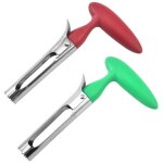 Lot 2 vide pomme s�parateur pulpe en acier inoxydable d�noyauteur � pomme avec poign�e avec lame dentel�e ...