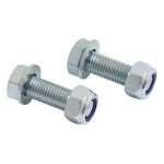 Lot de 2 vis de fixation chape d'attelage et rotule