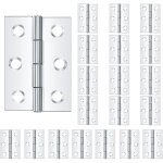 Lot de 20 charni�res de porte en bois, petites charni�res, connecteurs en acier inoxydable pour portes ...