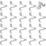Lot de 20 clips d'�tag�re en m�tal robuste pour �tag�res amovibles, consoles et taquets pour �tag�res ...