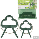 Lot de 20 clips pour plante - 223110