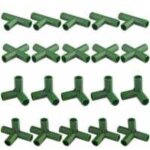 Lot de 20 connecteurs de cadre de jardinage r�sistants pour serre et plantes 11 mm,