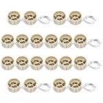 Lot de 20 douilles gu10 c�ramique avec c�ble de 12 cm en silicone, culot pour ampoule gu10 led et halog�ne, ...