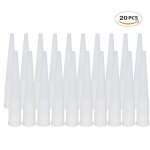 Lot de 20 embout douille pistolet silicone cartouche douilles silicone buses de rechange pour mastic ...