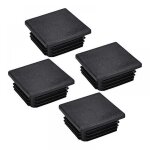 Lot de 20 embouts de pieds de chaise, bouchons de tube carr�, embouts de colonne carr�s en plastique ...