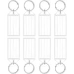 Lot de 20 �tiquettes en plastique r�sistant 5 cm avec identificateurs d'articles blancs avec �tiquettes ...