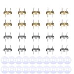 Lot de 20 fermoirs à bouton - pression magnétiques ronds argentés de 18 mm pour sacs à main, sacs, vêtements ... Lot de 20 fermoirs à bouton - pression magnétiques ronds argentés de 18 mm pour sacs à main, sacs, vêtements ...