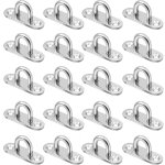 Lot de 20 ?illets en acier inoxydable m5 pour suspendre des objets, des crochets de fixation, des supports ...