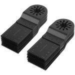 Lot de 20 lames de scie  oscillantes en acier au carbone, outil oscillantes multifonction lames 34 mm, ...
