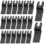 Lot de 20 lames de scie oscillante universelle  dgagement rapide pour dewalt, bosch, fein, makita, ...