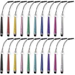 Lot de 20 mini stylets capacitifs universels avec connecteur 3, 5 mm, compatibles avec tous les appareils ...
