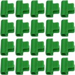 Lot de 20 pinces de fixation pour serre, film de protection, tunnel de serre, auvent, filet d'ombrage ...