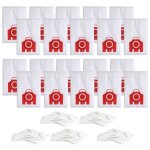 Lot de 20 sacs � poussi�re de rechange fjm 3d convient pour miele s200, s300, s600, s4 s6 compacte c2 ...