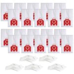 Lot de 20 sacs � poussi�re de rechange fjm 3d convient pour miele s200, s300, s600, s4 s6 compacte c2 ...