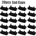 Lot de 20 supports de cadre � lattes 54 mm x 9 mm, supports int�rieurs noirs, accessoires de literie ...