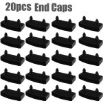 Lntyq - lot de 20 supports de cadre  lattes 55 mm x 10 mm, supports intrieurs noirs, accessoires de ...