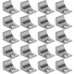 Lot de 20 supports d?�tag�res en alliage de zinc clips antid�rapants pour �tag�res de placard en verre ...