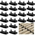 Lot de 20 supports pour sommier � lattes de lit, 55mm embouts lattes pour sommier capuchons lattes plastique ...