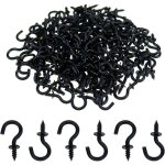 Lot de 200 mini crochets � vis de plafond de 1, 27 cm, crochets � visser pour suspendre des plantes, ...