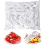 Lot de 200 sachets r�utilisables en pe avec �lastique - anti - fuites pour les collations, les d�jeuners ...