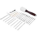 Lot de 24 kit de gravure sur cuir outil de gravure rotatif pour cuir outil d'estampage pour cuir maroquinerie ... Lot de 24 kit de gravure sur cuir outil de gravure rotatif pour cuir outil d'estampage pour cuir maroquinerie ...
