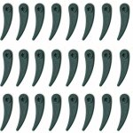 Lot de 24 lames de rechange en plastique pour coupe - bordures bosch durablade art 23 - 18 li art 26 ...