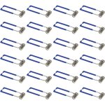 Lot de 24 pinces de fixation � ressort pour spot gu10 mr16 1, 5 x 60 mm