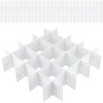 Lot de 24 s�parateurs de tiroir r�glables, s�parateurs de tiroir r�glables , pour sous - v�tements, chaussette ...