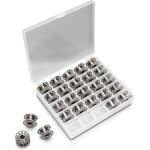 Lot de 25 canettes pour machines � coudre, en m�tal durable sans ar�tes vives. �tui � canettes inclus ...