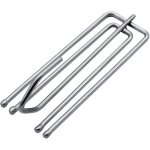 Lot de 25 crochets de rideaux en acier inoxydable, roulettes, glissi�res et pinces pour rideaux, adapt�s ...