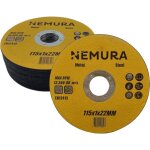 Lot de 25 disques � tron�onner 115mm pour le m�tal (115 x 1. 0 x 22. 2mm)