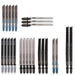 Lot de 25 lames de scie sauteuse t118a / t144d / t101b / t123x / t101ao / t127d / t345xfpour couper m�tal ...