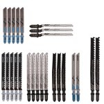 Lot de 25 lames de scie sauteuse t118a / t144d / t101b / t123x / t101ao / t127d / t345xfpour couper métal ... Lot de 25 lames de scie sauteuse t118a / t144d / t101b / t123x / t101ao / t127d / t345xfpour couper métal ...