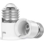 Lot de 2adaptateur convertisseur douille e27 vers b22, adaptateur de douille de lampe, convertisseur ...
