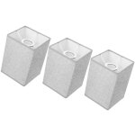 Lot de 3 abat - jours en lin pour lampe de table, bougeoir, suspension, lampadaire, tissu