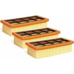 Lot de 3 accessoires filtre plat pli� pour aspirateurs k�rcher les ad3. 200
