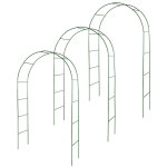 Oxeo - lot de 3 arches de jardin métallique pour plantes grimpantes - arceau rosiers grimpants - résistant ... Oxeo - lot de 3 arches de jardin métallique pour plantes grimpantes - arceau rosiers grimpants - résistant ...