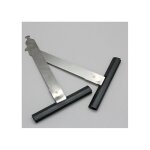 Lot de 3 attaches tablier souples quart de tour 140 mm