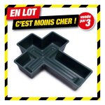 Offre en lot: lot de 3 bacs � fleurs en croix