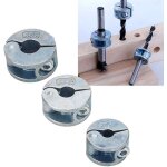 Lot de 3 bagues d'arrt de profondeur de perage en alliage de zinc avec cl hexagonale de type ouvert ...