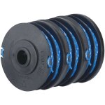Lot de 3 bobines double fil diamètre 1. 65mm pour coupe - bordures électriques rac123 - ryobi Lot de 3 bobines double fil diamètre 1. 65mm pour coupe - bordures électriques rac123 - ryobi