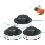 Lot de 3 bobines de fil de rechange pour stihl fsa 56, weed eater string pour stihl autocut 2 - 2 fsa ...